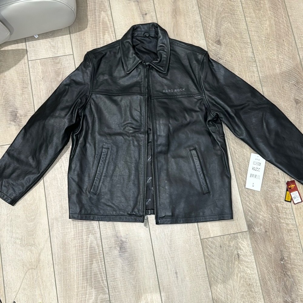 Hard Rock Cafe leather jacket